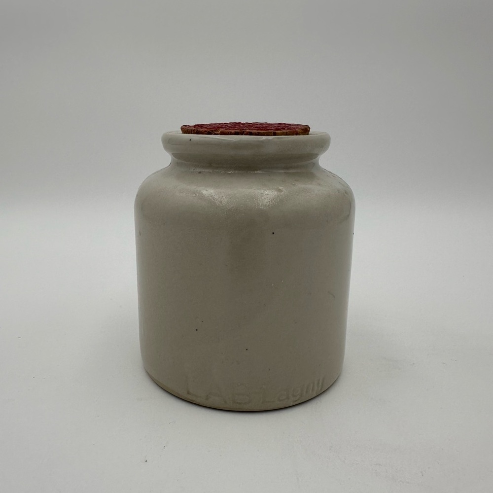 Vintage LAB Lagny stoneware crock